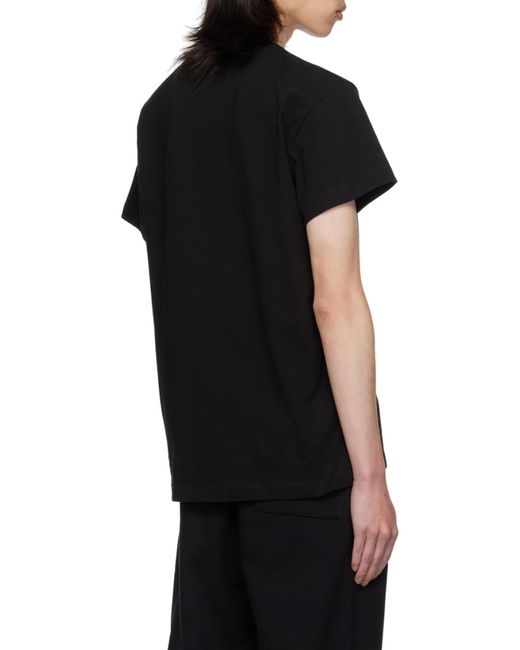 Jil Sander Blue Logo Patch Crewneck Pack Of Three T-Shirt for men