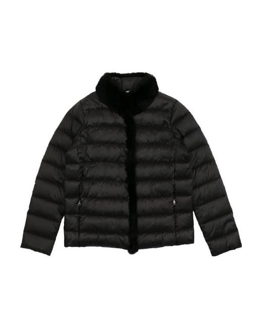 Weekend by Maxmara Black Long-Sleeved Down Jacket