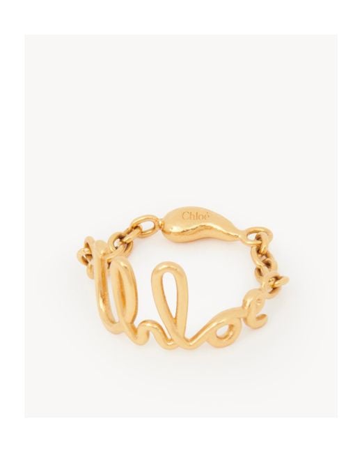 Chloé Metallic Chloé The Chloé Iconic Ring