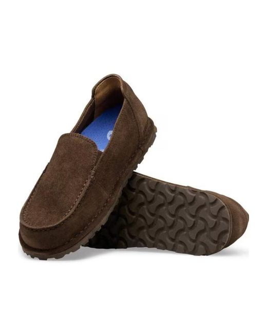Birkenstock Brown Utti Slip-On Loafers for men
