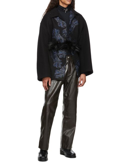 we11done Black High-Necked Pullover
