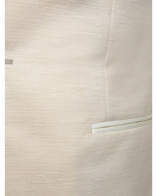 Canali Natural One Button Suit Jacket for men