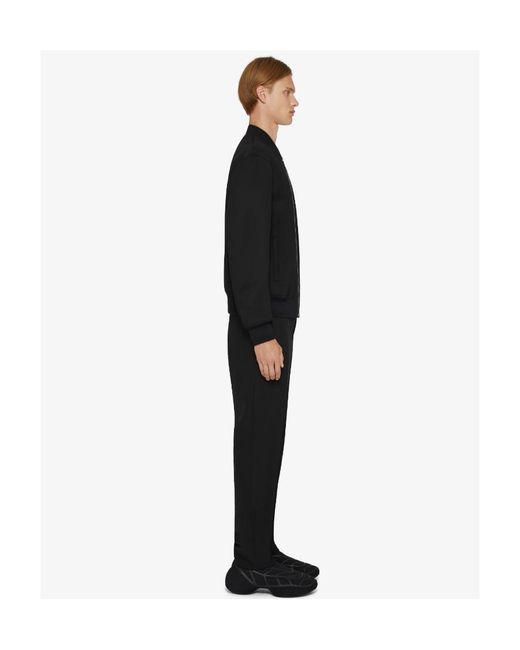Givenchy Black Zip-Up Bomber Jacket for men