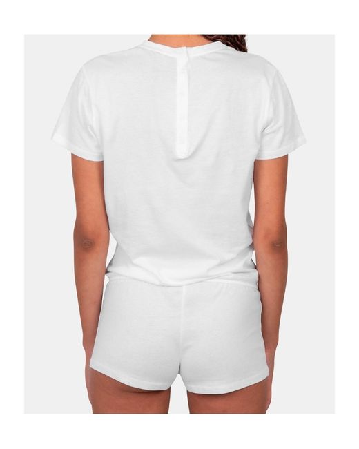 Paloma Wool White Crew Neck Short-Sleeved T-Shirt