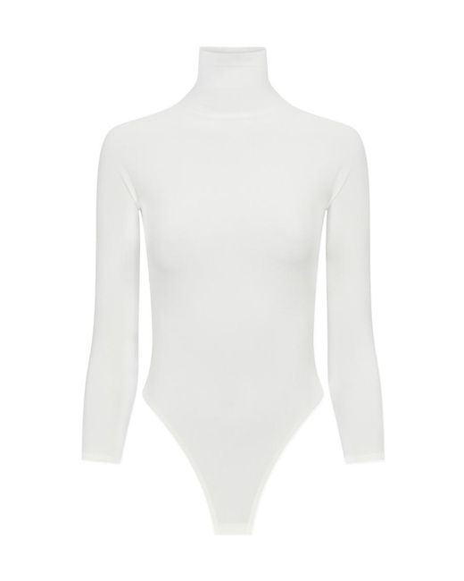 Alaïa White Long-Sleeved Jumpsuit