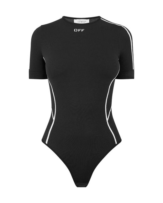 Off-White c/o Virgil Abloh Black Seamless Bodysuit