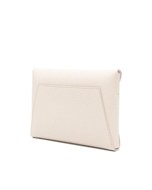 Brunello Cucinelli Natural Envelope Chain-Strap Mini Bag