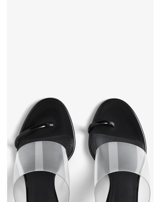 Alaïa White Alaïa Asymmetric Sandals
