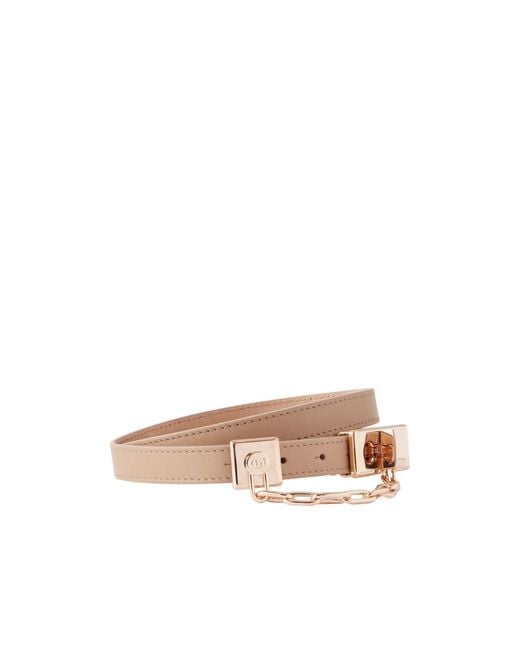 Gabriela Hearst Multicolor Lock Chain-Detailed Leather Belt