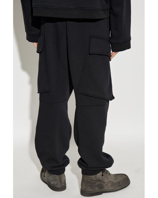 DSquared² Black Sweatpants for men
