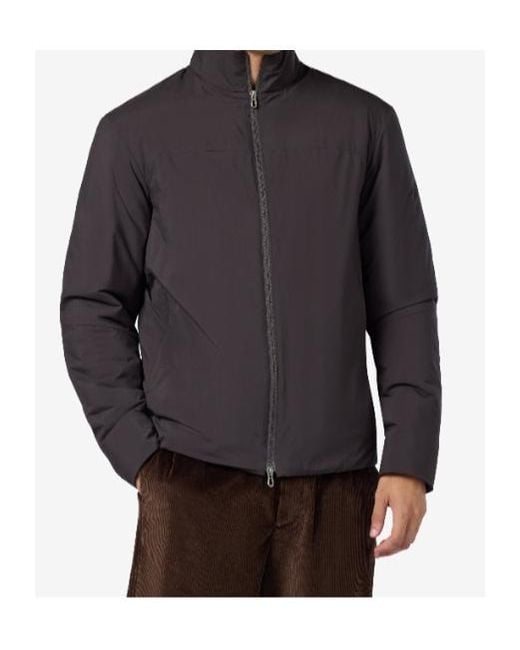 Sease Black Insulated Ultra-Lightweight Microfiber Jacket for men