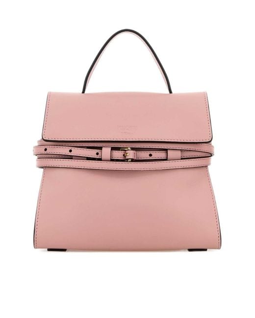 Moschino Pink Tie Me Top Handle Bag