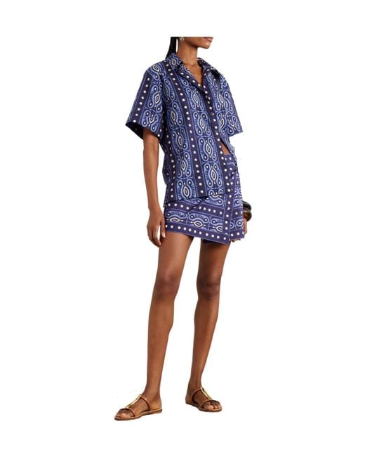 Johanna Ortiz Blue Salty Promises Shirt