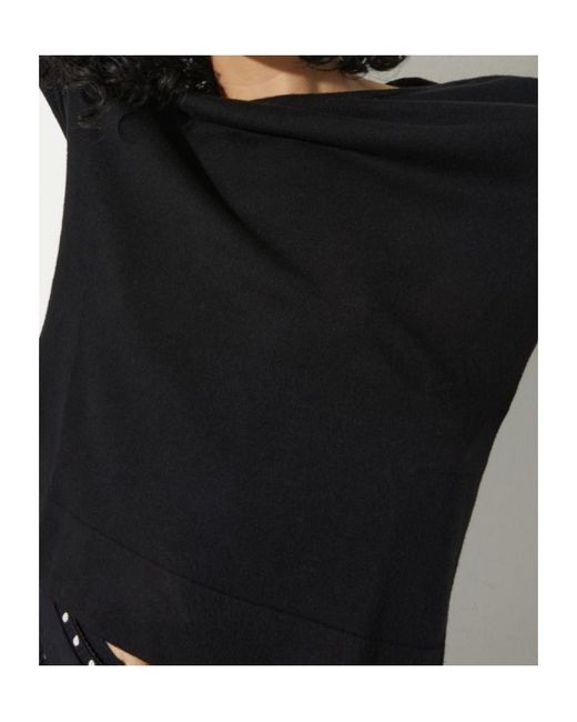 MAX&Co. Black Boat-Neck Jumper