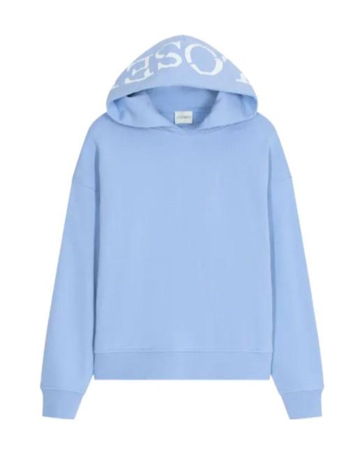 Closed Blue Logo Hooded Hoodie