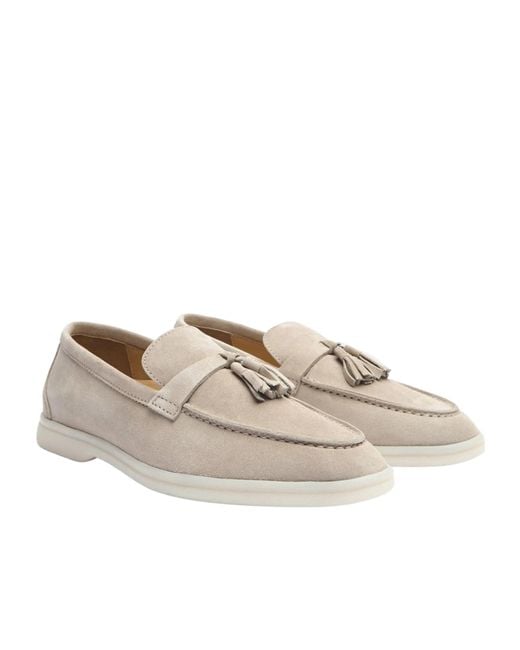 Scarosso Gray Leandra Tassel-Detailed Loafers