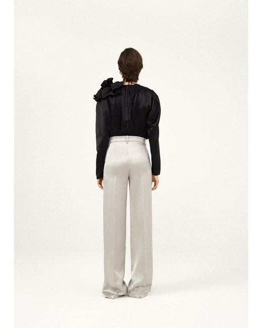 Magda Butrym Black Long-Sleeved Shirt