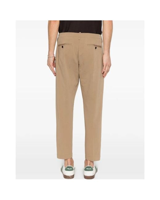 Dondup Natural Pleated Trousers for men