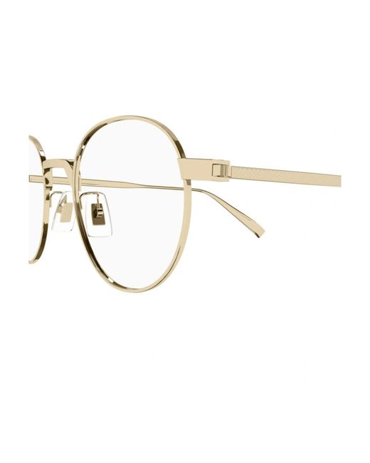 Dunhill White Round-Frame Glasses for men