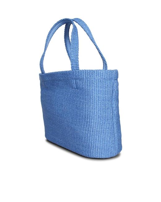 Jimmy Choo Blue Double-Handled Handbag
