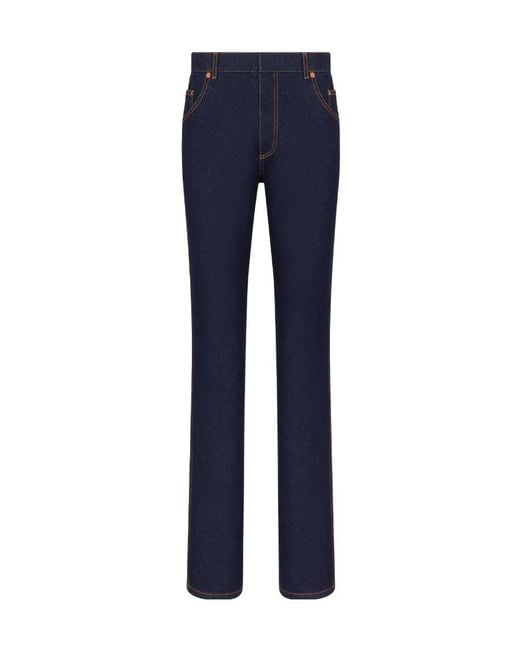 Dior Blue Flared Jeans