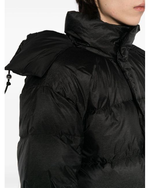 The North Face Black Padded Hooded Jacket for men