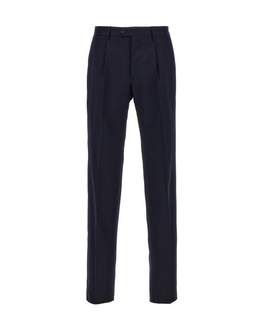 Tagliatore Blue Single-Breasted Two Piece Suit for men