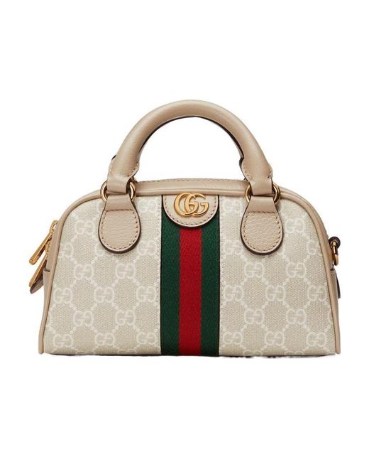 Gucci Metallic Ophidia Gg Mini Top Handle Bag
