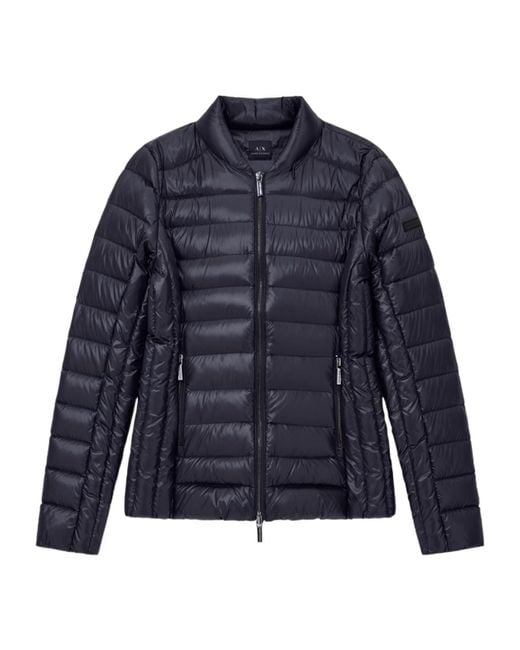 ARMANI EXCHANGE Blue Long Sleeve Down Jacket