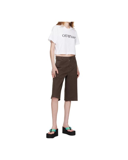 Off-White c/o Virgil Abloh White Crew Neck T-Shirt