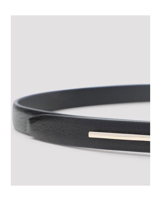 Tom Ford White Slim-T Belt