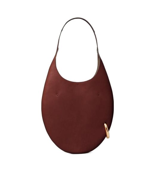 Tory Burch Red Pierced Shoulder Bag