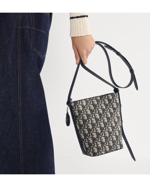 Dior Blue Star Mini Bucket Bag