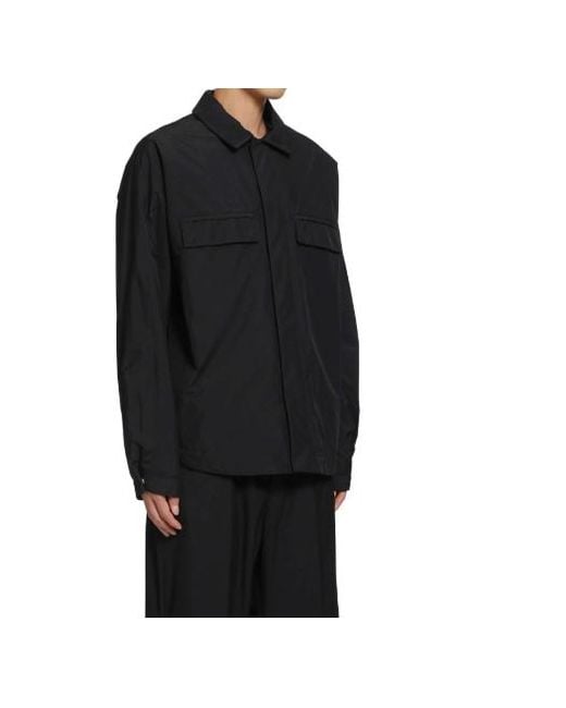 Herno Black Pocket-Detailed High-Neck Jacket for men