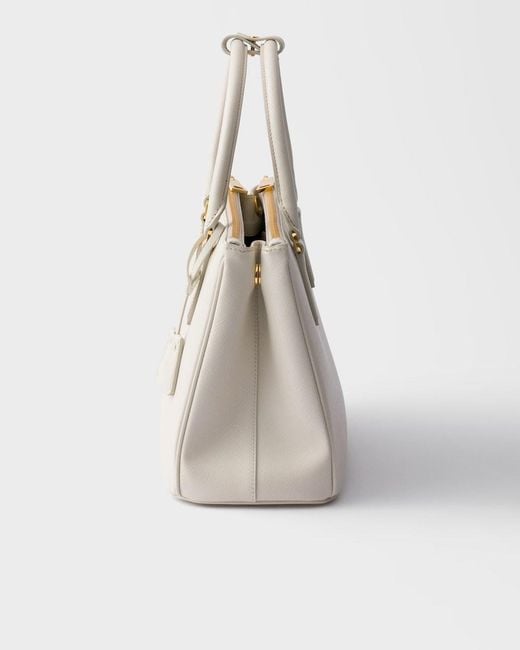 Prada Natural Galleria Medium Saffiano Leather Bag