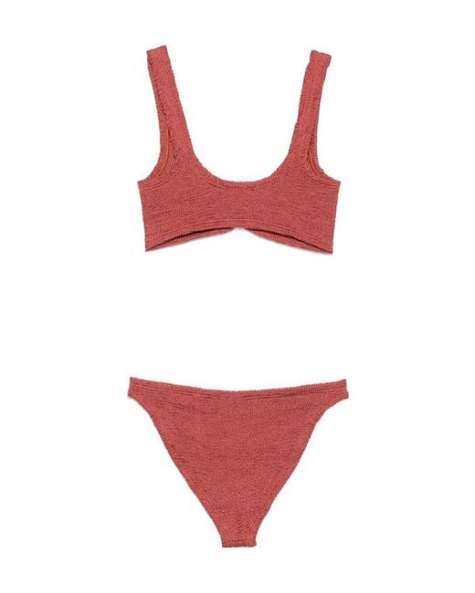 Hunza G Red Bikini Set