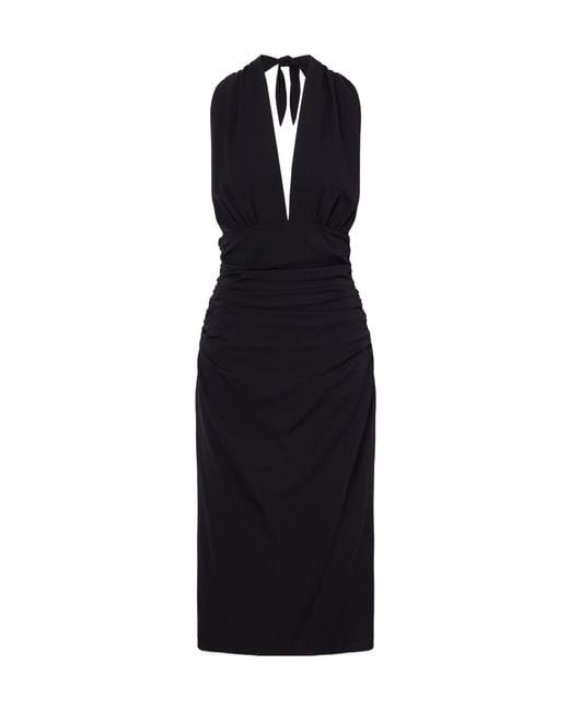 Dolce & Gabbana Black Midi Dress
