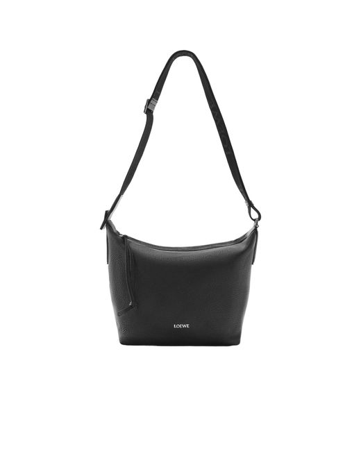 Loewe Black Small Cubi Crossbody Bag for men