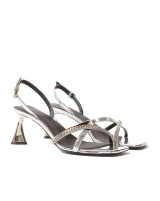 Stella McCartney Elsa Metallic Heeled Sandals