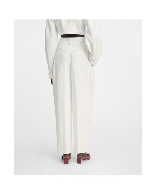 Jacquemus White Tapered Trousers
