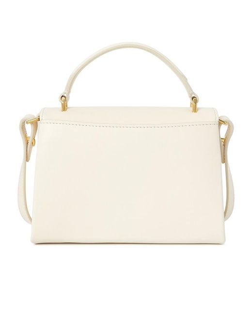 Mulberry Natural Small Lana Foldover-Top Tote Bag
