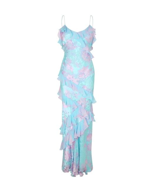 LoveShackFancy Blue Rialto Dress