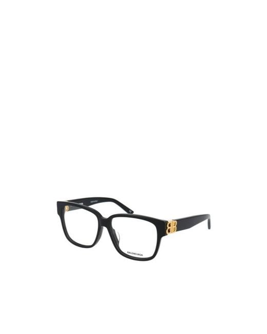 Balenciaga White Eyewear Square Frame Glasses