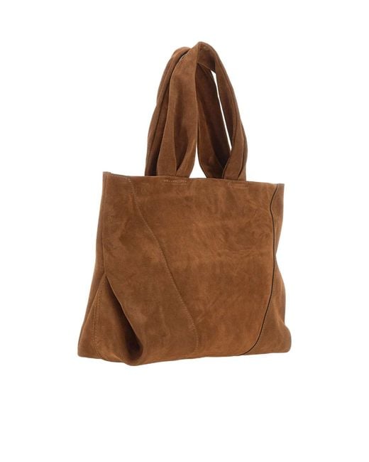 Gianni Chiarini Brown Suria Suede Shoulder Bag