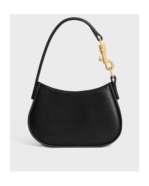 【VIP価格】CELINE Tilly Leather Shoulder Bag Celine Tilly Bag Genuine Leather Medium - Canvas Low Grade