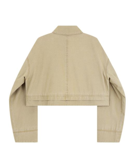 we11done Natural Cropped Jacket
