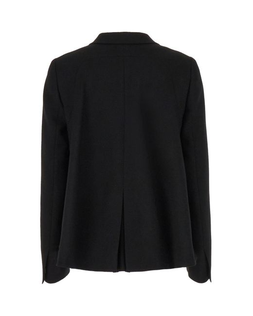 Fendi Black Double-Breasted Buttoned Jacket