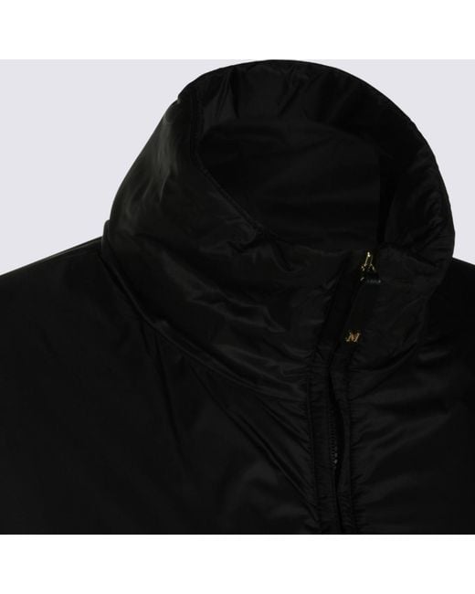 Max Mara Black The Cube Drawstring Puffer Jacket