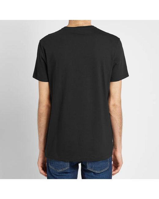 McQueen Black T-Shirt With Round Neck And Short Sleeves for men