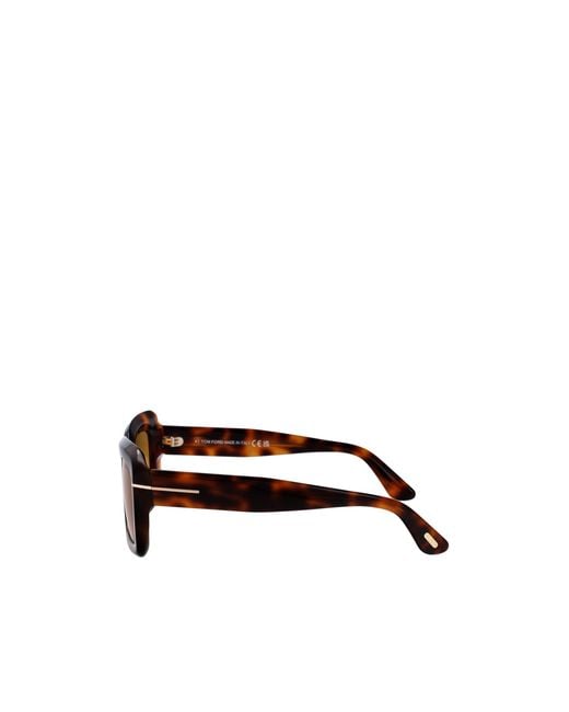 Tom Ford Multicolor Eyewear Leila Square-Frame Sunglasses